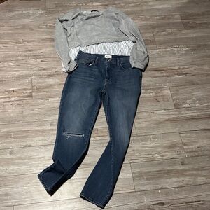 Hudson High Rise Skinny Ankle Blair Jeans